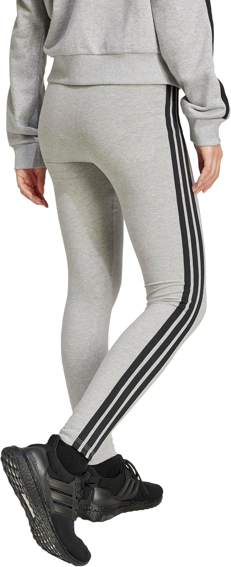 Womens Essentials 3-Stripes Cotton Leggings