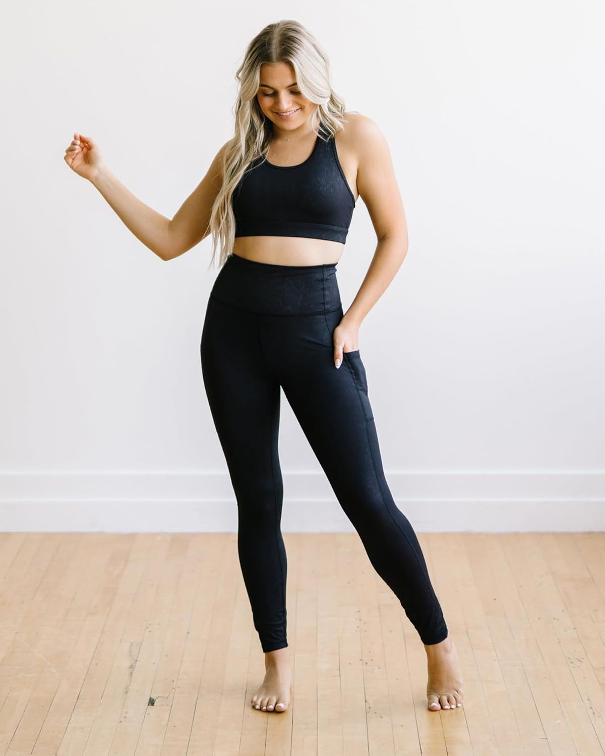 3 Packs Leggings with Pockets for Women, Soft High Waisted Tummy Control Workout Yoga Pants