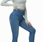 Women'S High Waisted Jeggings Pants Stretchy Tummy Control Skinny Jean Leggings with Pockets