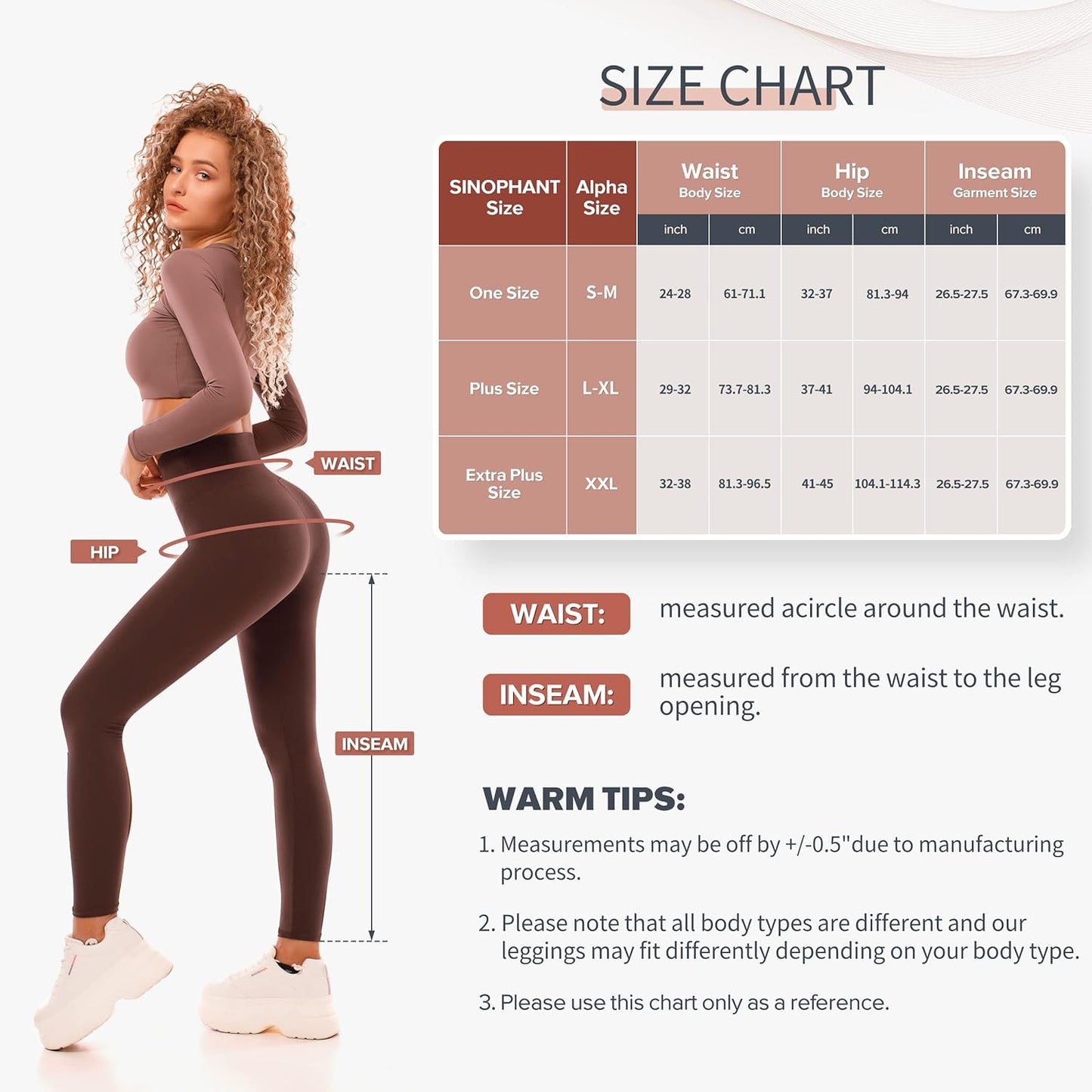 Fleece Lined Leggings Women, Soft Elastic High Waisted Warm Thermal Winter Thick Yoga Pants