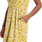 Women'S Summer Dress 2025 A-Line Sleeveless Casual Sundress with Pockets Floral/Solid