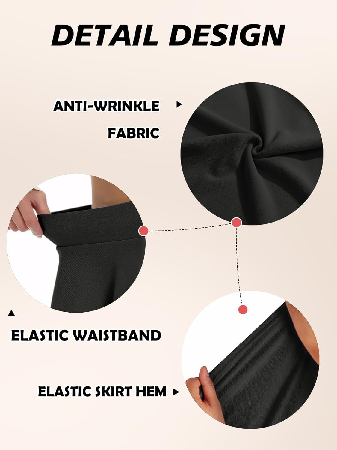 Mini Skirts for Women Basic Skater Pleated Flowy High Waisted Casual Short Skirt