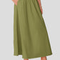 Women'S Maxi Skirts 2025 Summer Trendy Ruffle High Waisted Casual Long Flowy Skirt with Pockets