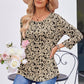 3/4 Length Sleeve Womens Tops round Neck Casual Summer Tunic Tops Basic Tees Blouses Dressy T-Shirts Pleated Shirts