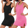 Sexy Nightgowns for Women Tank Sleeveless Night Gown 2 Pack Sleep Dress Soft Nightdress Chemise Sleepwear S-XXXL