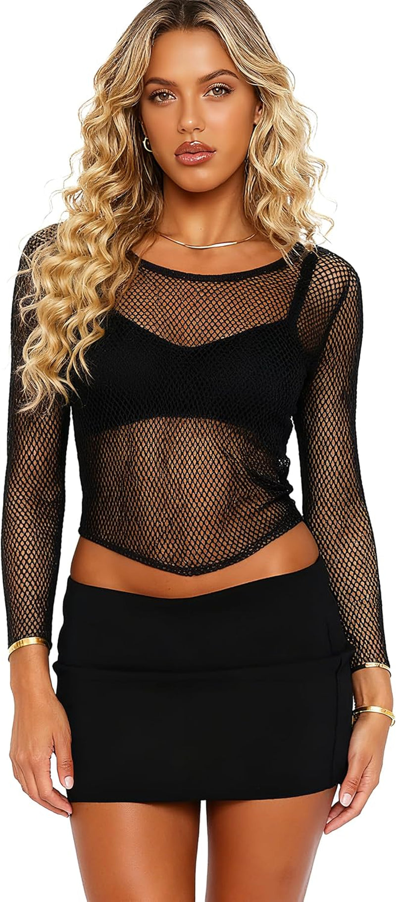 Women'S Black Mini Skirt Mid-Waist Elastic Bodycon Short Y2K Mini Skirts