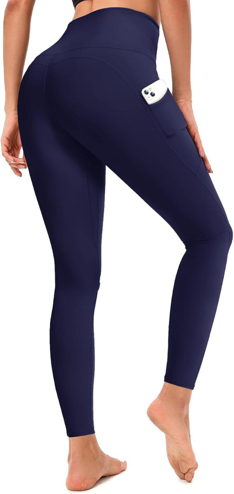 Leggings for Women, Upgraded High Waist Capri Yoga Leggings Workout Running Tummy with Pockets for Women