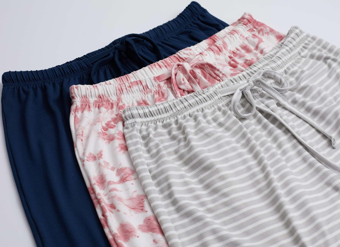 3 Pack: Women’S Ultra-Soft Comfy Pajama Lounge Pants Sleepwear (Available in plus Size)