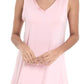 Womens Bamboo-Derived Viscose Nightgowns Soft Sleeveless V Neck Nightdress Lightweight Sleep Shirt S-4XP