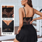 Women Chemise Night Gown Lace Modal Sleepwear V-Neck Full Slip Babydoll Lingerie Sexy Nightgowns