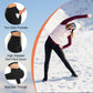 3 Pack Fleece Lined Leggings Women with Pockets -Warm Winter Yoga Pants for Women Thermal Running Workout Leggings