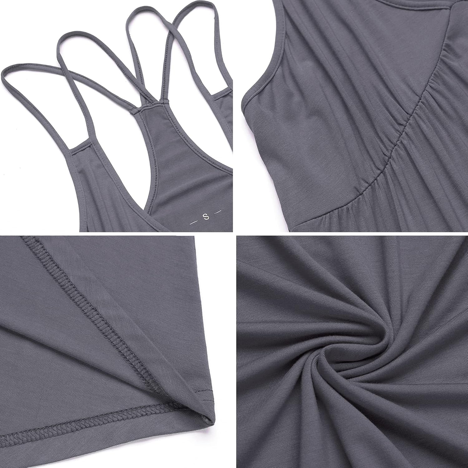 Sexy Lingerie Sleepwear for Women Chemises V-Neck Full Slip Babydoll Nightgown Dress S-XXL