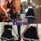 Womens Pleated Skirt School Uniform Skirt Mini Skirt Pleated Cheer Skirt