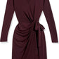 Women'S Long Sleeve Classic Wrap Dress (Available in plus Size)
