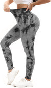 Tie Dye High Waisted Seamless Women'S Yoga Leggings Soft Tummy Control Workout Leggings for Gym Athletic
