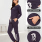 Womens Pajama Sets - French Terry Pajamas Long Sleeve Pullover Top and PJ Pants with Pockets - Sleepwear for Women