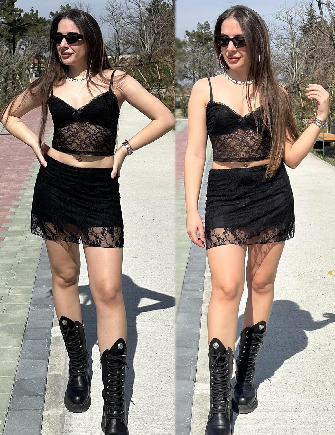 Mini Skirt Lace Skirt for Women Sexy Half Slips Short Going Out Skirt Y2K Summer Skirts