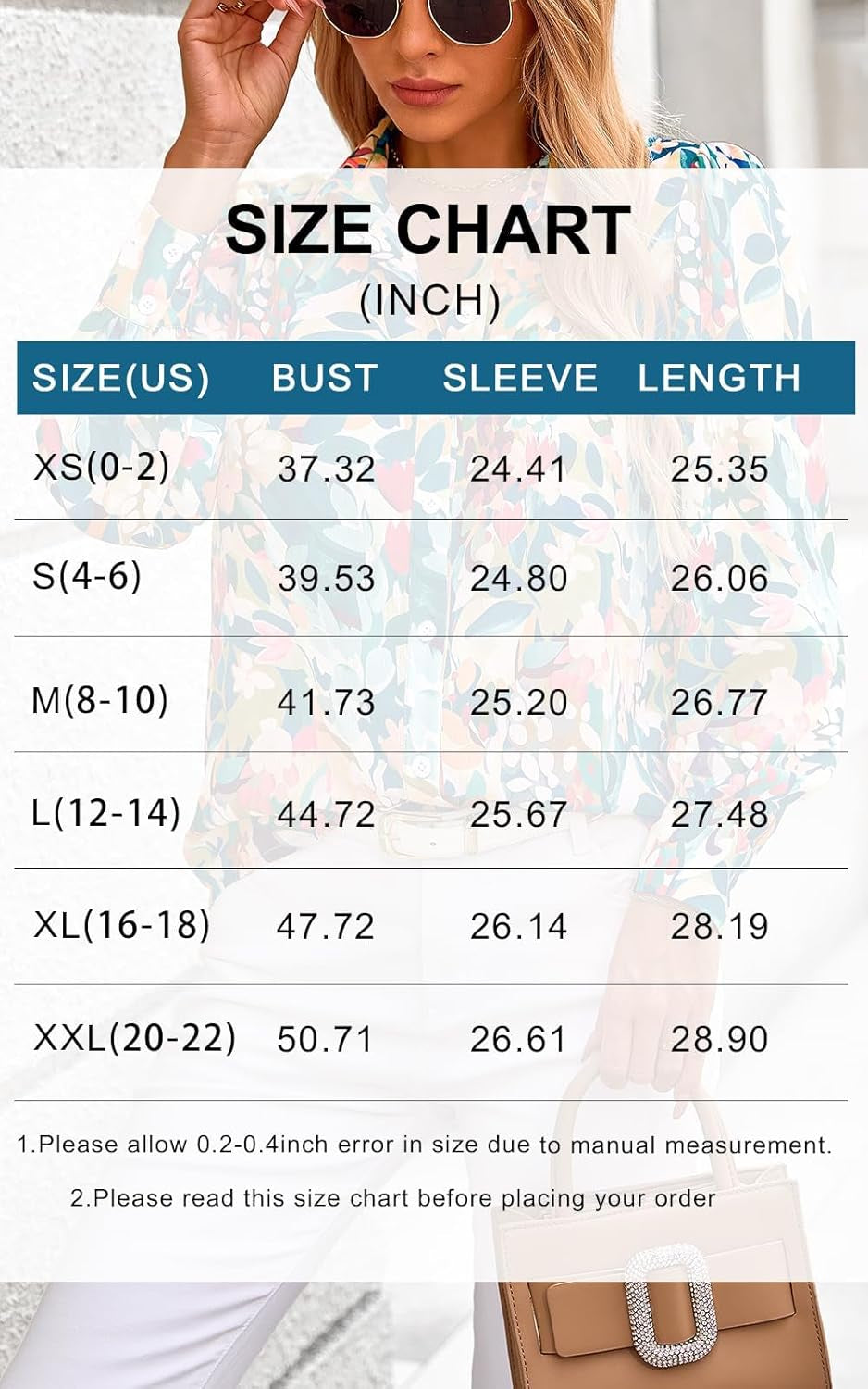 Women'S Floral Blouses Dressy Casual V Neck Button down Shirts Lantern Long Sleeve Boho Chiffon Fall Tops 2025