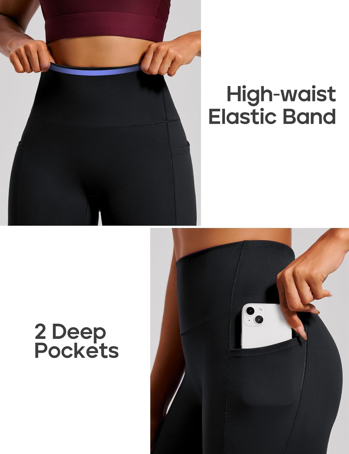 Scrunch Butt Lifting Leggings with Pockets for Women Tummy Control Compression Leggings No Front Seam Yoga Pants