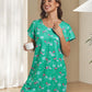 6 Pack Nightgowns for Women Soft Sleepwear Short Sleeve Women'S Nightgowns Print Sleepdress